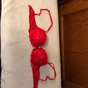 Victoria’s Secret PINK Red Lace Bra